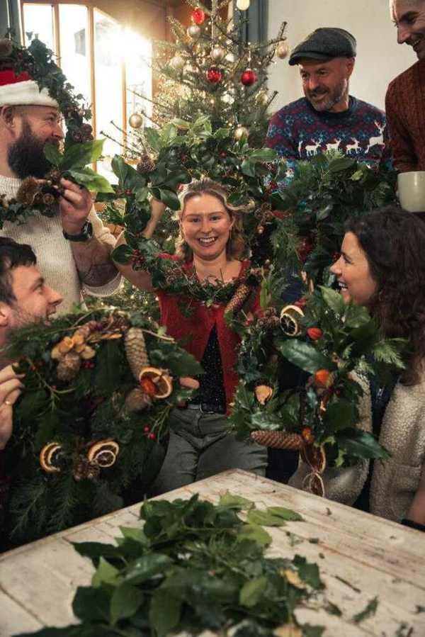 Wreath making